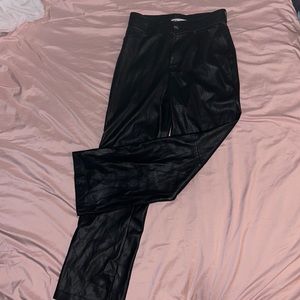 Zara faux leather pants